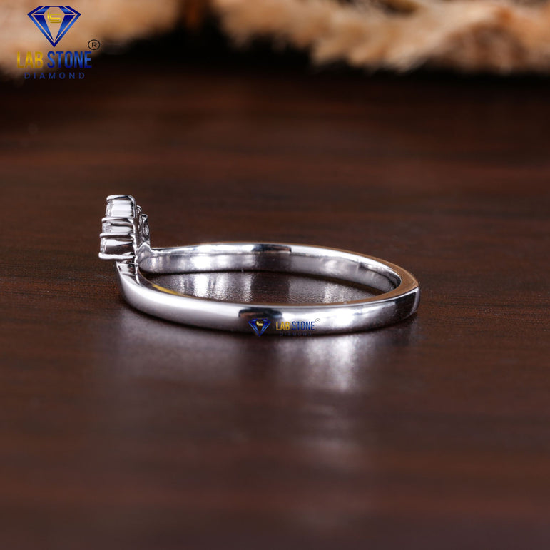 0.06 + Carat Round Cut Diamond Ring, Engagement Ring, Wedding Ring, E Color, VVS2-VS2 Clarity