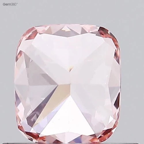 0.55ct Labgrown Diamonds, Cushion, CVD Diamond, Colour Fancy Vivid Pink, Clarity VVS2, Labstonejewel