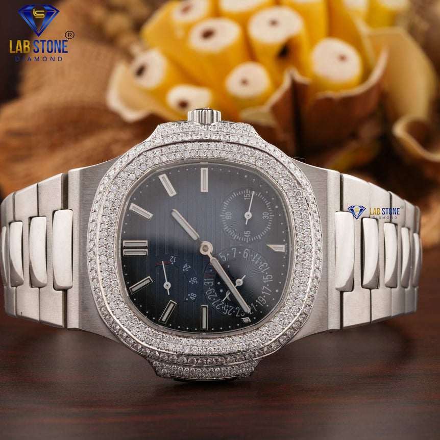 3.90 TDW Round Brilliant Cut Diamond | Diamond Watch | Moissanite Diamond | Luxury Watch