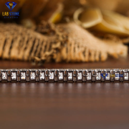 4.06 + Carat Emerald Cut Diamond Bracelet, Tennis Bracelet, White Gold, Engagement Bracelet, Wedding Bracelet, E Color, VVS2-VS2 Clarity