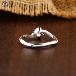 0.71+ Carat Round Brilliant Cut Diamond Ring, Engagement Ring, Wedding Ring, E Color, VVS2-VS2 Clarity