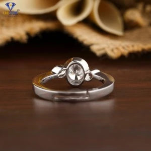 0.97+ Carat Round Brilliant Cut Diamond Ring, Engagement Ring, Wedding Ring, E Color, VVS2-VS2 Clarity