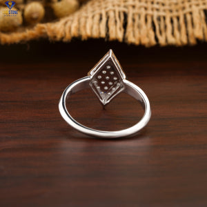0.34+ Carat Round Brilliant Cut Diamond Ring, Engagement Ring, Wedding Ring, E Color, VVS2-VS2 Clarity