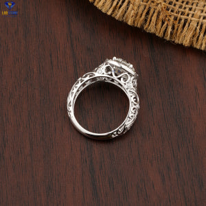 2.062+ Carat Round Cut Diamond Ring, Engagement Ring, Wedding Ring, E Color, VVS2-VS2 Clarity