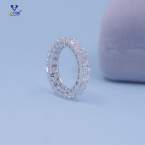 5.75+ Carat Emerald Cut Diamond Ring,Eternity Band, Engagement Ring, Wedding Ring, E Color, VVS2-VS2 Clarity