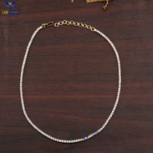 6.72  + Carat Round Brilliant Cut Diamond Necklace, Yellow Gold, Diamond Necklace, Engagement Necklace, Wedding Necklace, E Color, VVS2-VS2 Clarity
