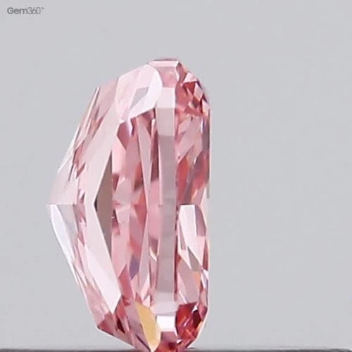 0.5ct Labgrown Diamonds, Cushion, CVD Diamond, Colour Fancy Vivid Pink, Clarity VS1, Labstonejewel