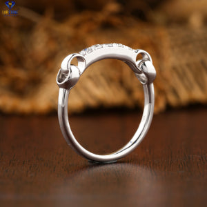 0.22+ Carat Round Brilliant Cut Diamond Ring, Engagement Ring, Wedding Ring, E Color, VVS2-VS2 Clarity