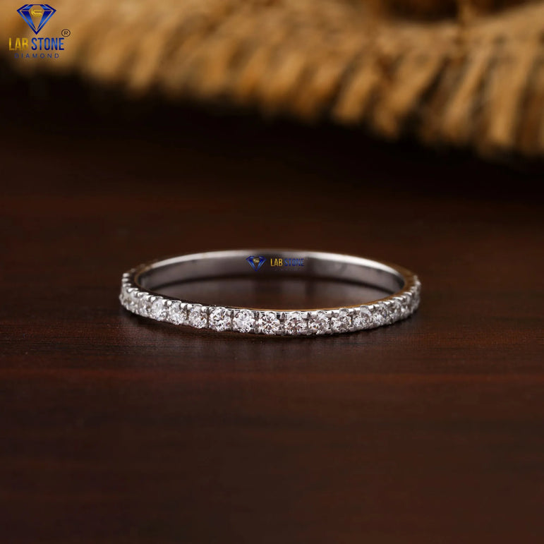 0.17+ Carat Round Brilliant Cut Diamond Ring, Engagement Ring, Wedding Ring, E Color, VVS2-VS2 Clarity