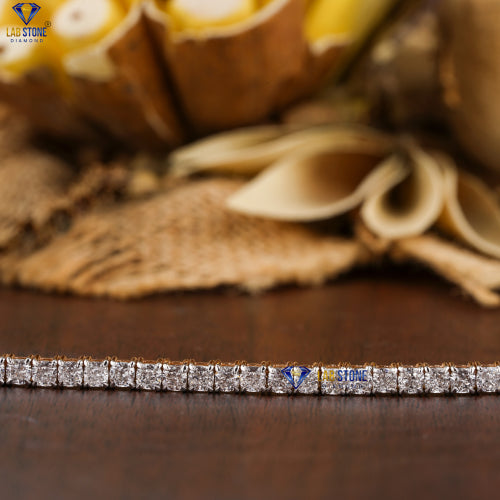 6.60+ Carat Cushion Cut Diamond Tennis Bracelet, Engagement Bracelet, Wedding Bracelet, E Color, VVS2-VS2 Clarity
