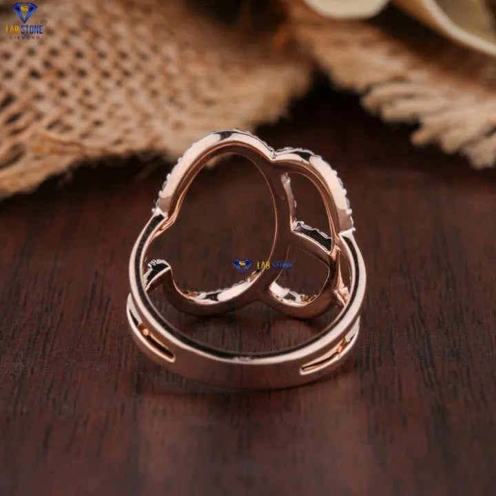 0.57 + Carat  Round  Cut Diamond Ring, Engagement Ring, Wedding Ring, E Color, VVS2-VS2 Clarity