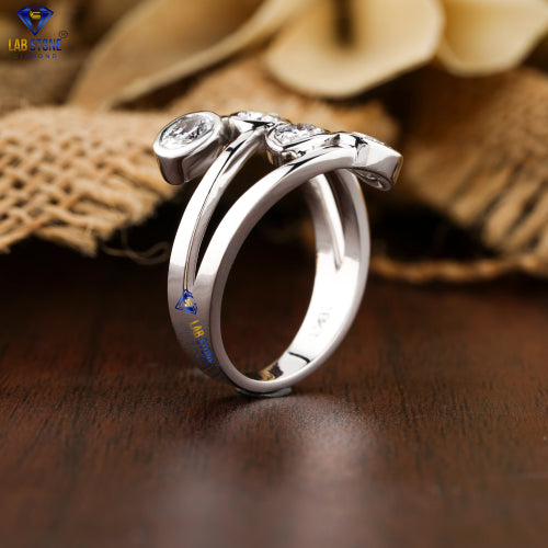 1.28+ Carat Oval & Pear Cut Diamond Ring, Engagement Ring, Wedding Ring, E Color, VVS2-VS2 Clarity