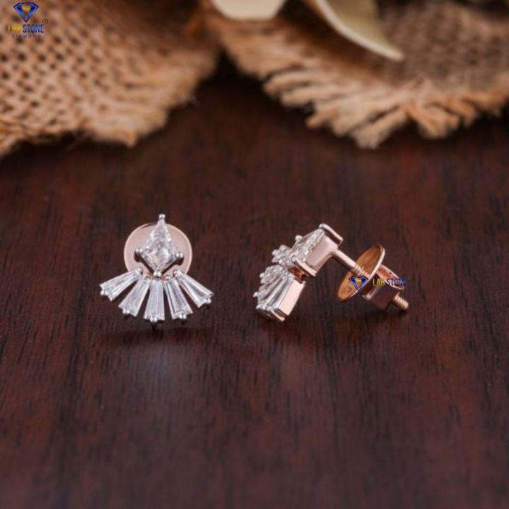 4.88 + Carat Star,Baguette & Kite Cut Diamond Pendant&Earring, Engagement Pendant And Earring, Wedding Pendant And Earring, E Color, VVS2-VS2 Clarity