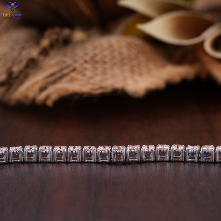 5.78 + Carat F.P.Round Brilliant Cut Diamond Bracelet, White Gold, Tennis Bracelet, Engagement Bracelet, Wedding Bracelet, E Color, VVS2-VS2 Clarity