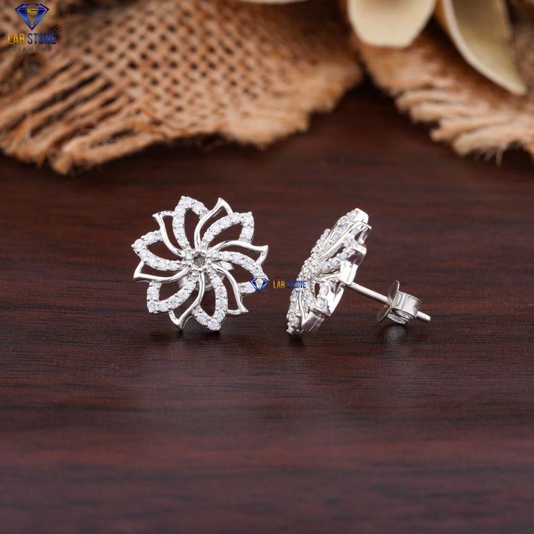 1.324 + Carat Round Brilliant Cut Diamond Pendant & Earring, Engagement Pendant & Earring, Wedding Pendant And Earring, E Color, VVS2-VS2 Clarity