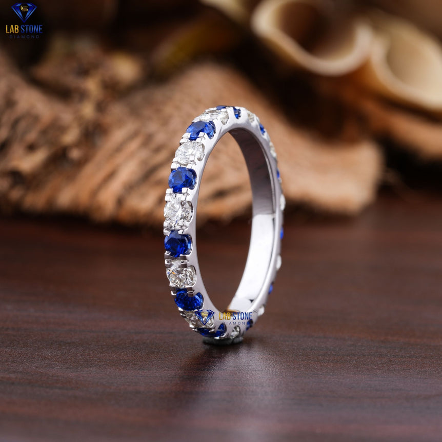 1.50 + Carat B.Round & Round Cut Diamond White Gold Ring, Engagement Ring, Wedding Ring, E Color, VVS2-VS2 Clarity